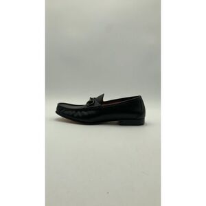 Quince Men Calfskin Leather Horsebit Loafer Black Shoes 9